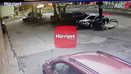 ABD'de itfaiye aracı dehşet saçtı! O anlar kamerada