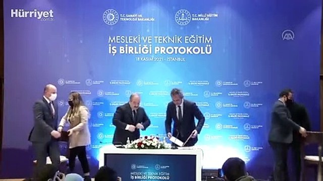 Mesleki ve Teknik Eğitim İş Birliği Protokolü İmza Töreni