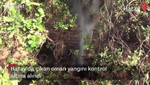 Hatay'ın Kırıkhan ilçesinde ormanlık alanda çıkan yangın kontrol altına alındı