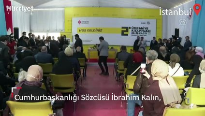 Cumhurbaşkanlığı Sözcüsü İbrahim Kalın, Ümraniye 2. Kitap Fuarı'ndaki söyleşiye katıldı