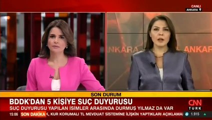 BDDK'dan 5 kişi hakkında suç duyurusu