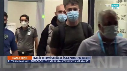 Halil Dervişoğlu Galatasaray için İstanbul'da!