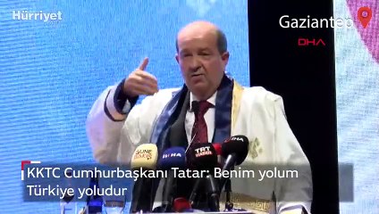 KKTC Cumhurbaşkanı Tatar: Benim yolum Türkiye yoludur