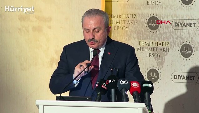 TBMM Başkanı Şentop: “Mehmet Akif Ersoy son nefesine kadar manevi değerlere sadık kalarak yaşamıştır”