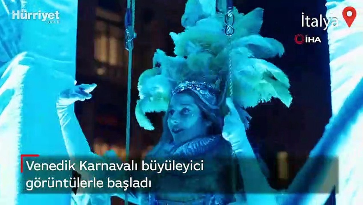 Venedik Karnavalı büyüleyici görüntülerle başladı