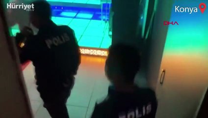 Konya'da eğlence mekanına baskında 45 kişiye ceza