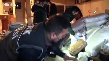 Kaçak tütün operasyonunda yaklaşık 4 ton malzeme ele geçirildi