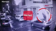 Yer Şişli... İkinci kattaki daireye tırmanarak giren hırsız kamerada