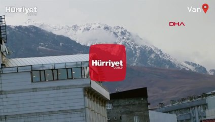 Van'da Erek Dağı'na mevsimin ilk karı yağdı