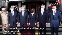 Türk heyeti Libya Başbakanı Dibeybe ile bir araya geldi