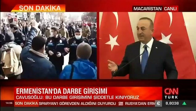 Mevlüt Çavuşoğlu: Darbeye her yerde karşıyız