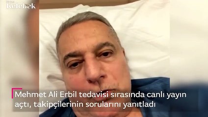 Mehmet Ali Erbil hastanede... '16 şişe serum alıyorum'