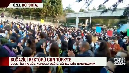 Boğaziçi rektörü CNN TÜRK'te açıklamalarda bulundu