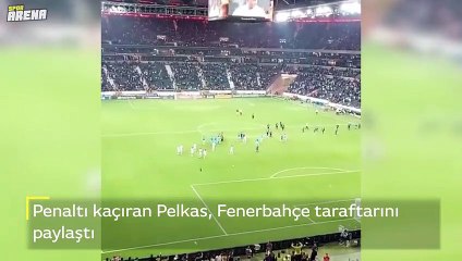 Penaltı kaçıran Pelkas, Fenerbahçe taraftarını paylaştı! O anlar...