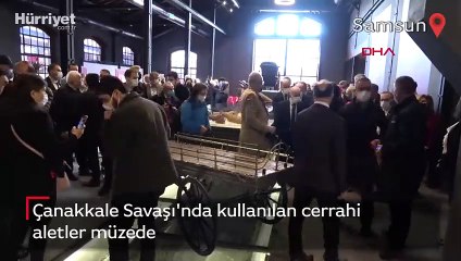 Çanakkale Savaşı'nda kullanılan cerrahi aletler müzede