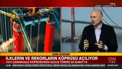 Bakan Karaismailoğlu'dan 1915 Çanakkale Köprüsü'nde önemli açıklamalar