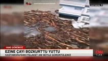 Kastamonu Bozkurt'ta sel böyle geldi!