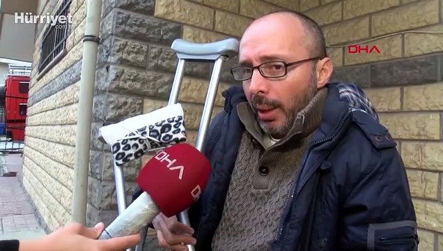 Ümraniye'de akülü sandalyesi çalınan engelli ayaklarımı çaldılar