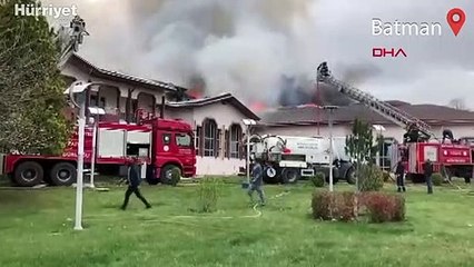 TPAO Batman Bölge Müdürlüğü'nde yangın