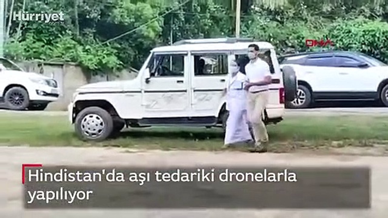 Hindistan'da aşı tedariki dronelarla yapılıyor
