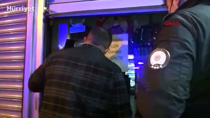 Esenyurt'ta, tam kapanmada gizlice alkol alınan tekel bayisine baskın