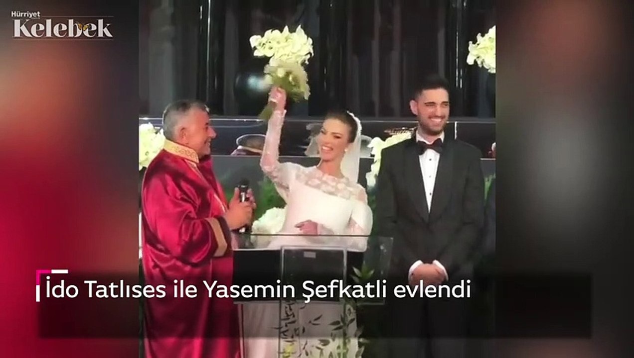 İdo Tatlıses ile Yasemin Şefkatli evlendi