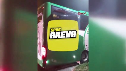 Giresunspor'a Samsunspor maçı dönüşü taşlı saldırı