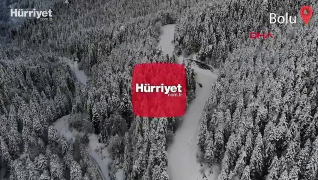 Yedigöller yolu, kar yağışı ve buzlanma nedeniyle ulaşıma kapatıldı