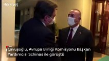 Bakan Çavuşoğlu, Avrupa Birliği Komisyonu Başkan Yardımcısı Schinas ile görüştü