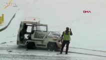 İstanbul Havalimanı'nda yoğun kar yağışı