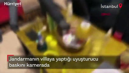Jandarmadan villaya uyuşturucu operasyonu