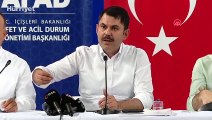 Bakanlar Mevlüt Çavuşoğlu, Murat Kurum ve Adil Karaismailoğlu, Manavgat'ta açıklama yaptı