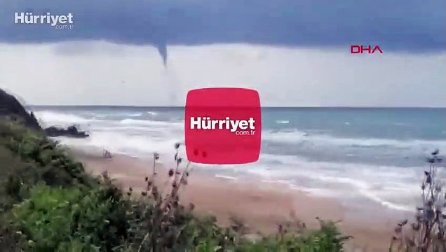 Şile açıklarında hortum meydana geldi