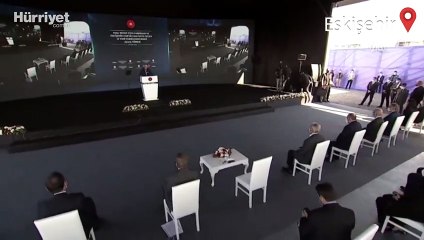 Cumhurbaşkanı Erdoğan, Eskişehir'deki resmi açılış töreninde açıklamalarda bulundu