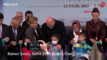 Bakan Soylu, Ordu'da Şehit Eren Bülbül Özel Eğitim Anaokulu’nun açılış törenine katıldı