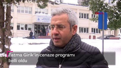 Fatma Girik’in cenaze programı belli oldu