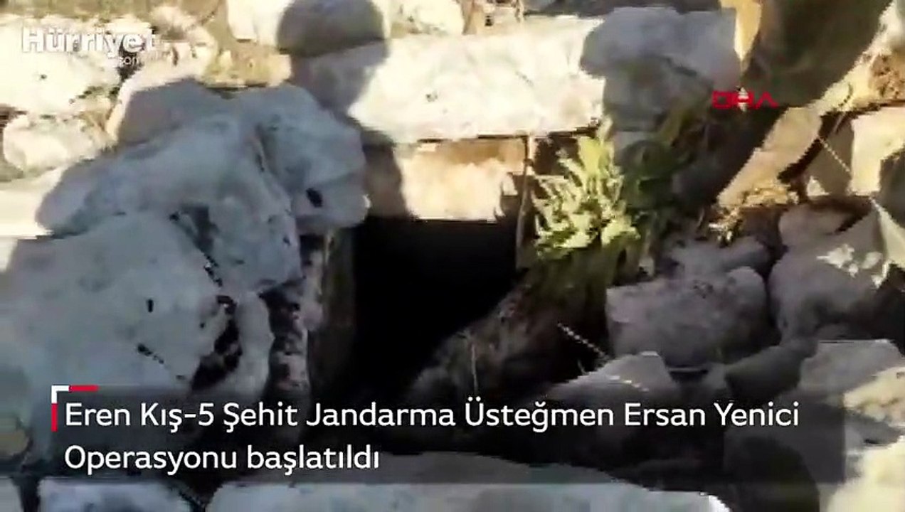 Eren Kış-5 Şehit Jandarma Üsteğmen Ersan Yenici Operasyonu başlatıldı