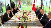 Bakan Soylu, Sırbistan İçişleri Bakanıyla görüştü