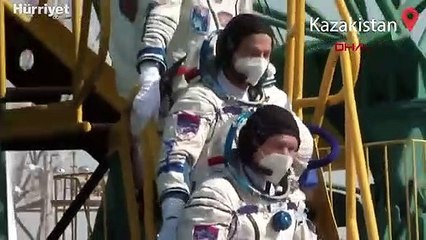 NASA astronotu ile iki kozmonotun ISS yolculuğu