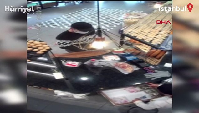 Sultangazi'de tırnakçılık yöntemiyle dolandırıcılık anı kamerada