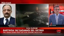 Bartın'da sel felaketi ve heyelan! Bartın Valisi Sinan Güner, CNN TÜRK'e konuştu