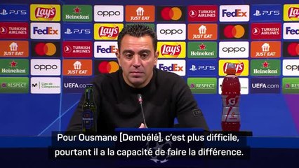 Groupe C - Xavi : "J'ai confiance en Dembélé même s'il fait souvent les mauvais choix"