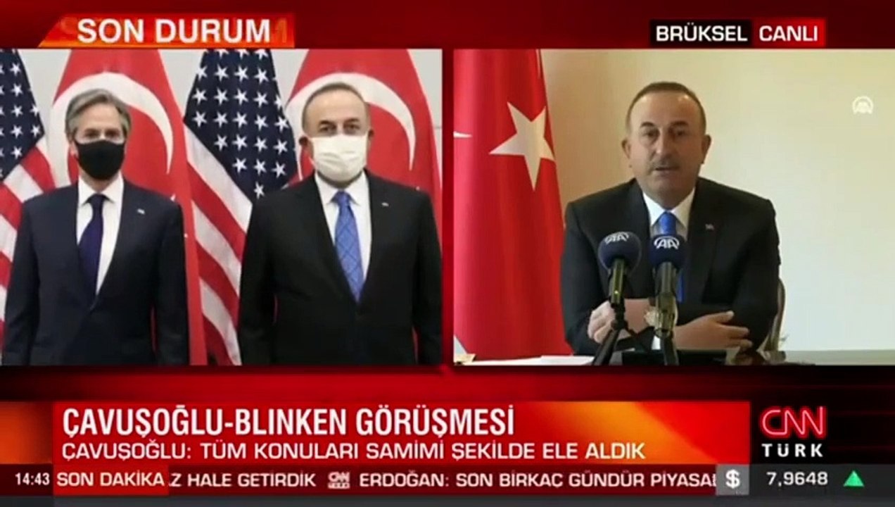 Dışişleri Bakanı Mevlüt Çavuşoğlu, Brüksel'deki toplantının ardından açıklamalarda bulundu