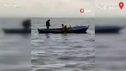Gölün ortasında fark edip böyle kurtardılar