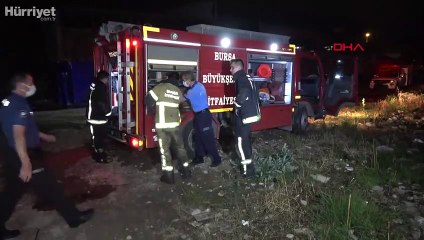 Yangında, çuvallardaki patlamayla birlikte yayılan koku, paniğe neden oldu