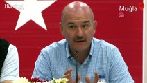 Bakanlar Bekir Pakdemirli ve Süleyman Soylu, Marmaris'te açıklamalarda bulundu