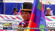 Bolivia: Sectores indígenas y campesinos conmemoran el día de la descolonización