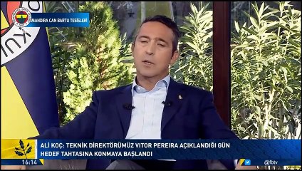 Ali Koç: Başka hocalarla görüşmüyoruz! Mesut Özil ticari işlerini bırakıp odaklanmalı...