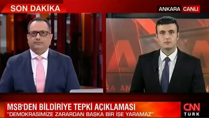 Milli Savunma Bakanlığı'ndan 'bildiri' tepkisi