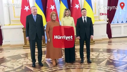 Cumhurbaşkanı Erdoğan, mevkidaşı Zelensky ile bir araya geldi